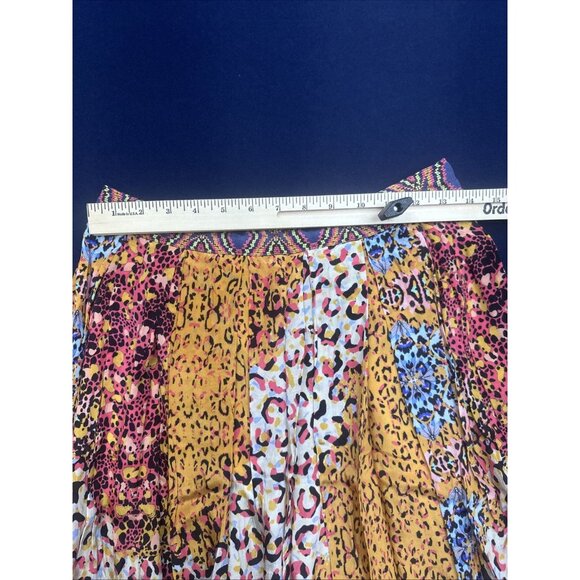 Bhanuni By Jyoti Anthropologie Panthera Animal Print Maxi Skirt Lined Full 6 - Picture 7 of 12